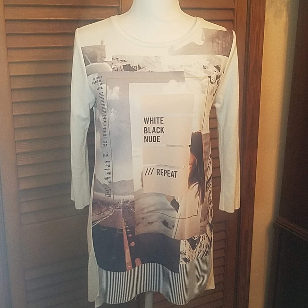 Stradivarius White T-Shirt